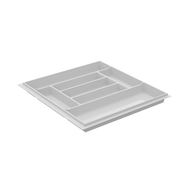 CUTLERY TRAYS VOLPATO 60, WHITE - FULL EXTENSION